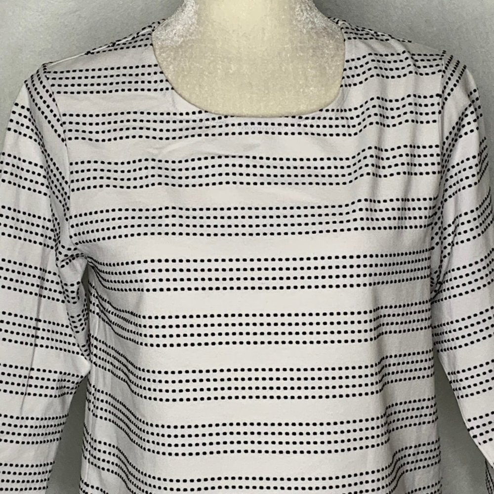 Blast Studio White 3/4 Sleeves with Black Dots 8PE